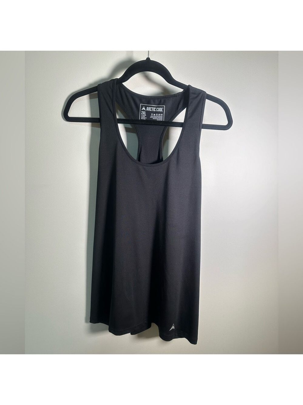 Arctic Cool Black Racerback Tank Top 2XL